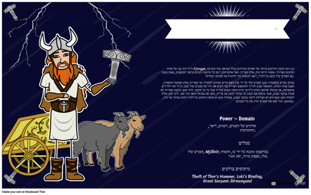 פוסטר אלוהים נורדי