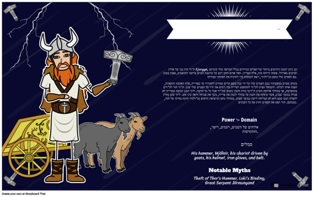 פוסטר אלוהים נורדי