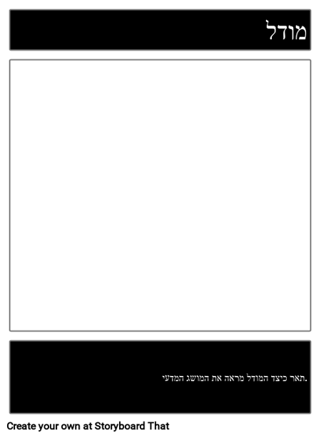 תבנית מודל קונספט