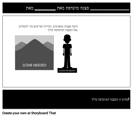 תבנית סצנה מועדפת