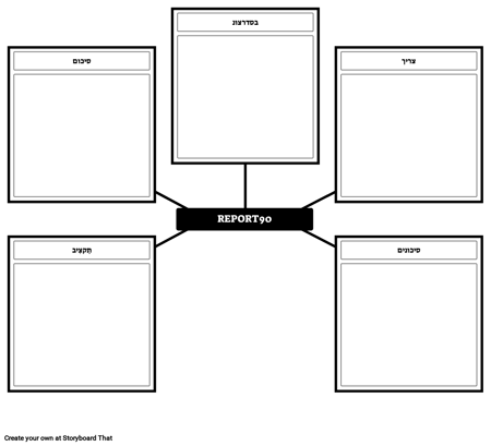 תבנית דוח סטטוס