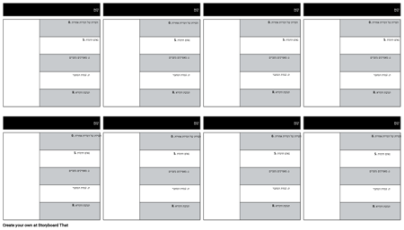 אוסקר - תבנית