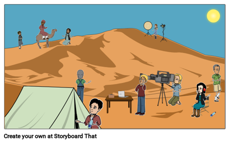 צילומים במדבר