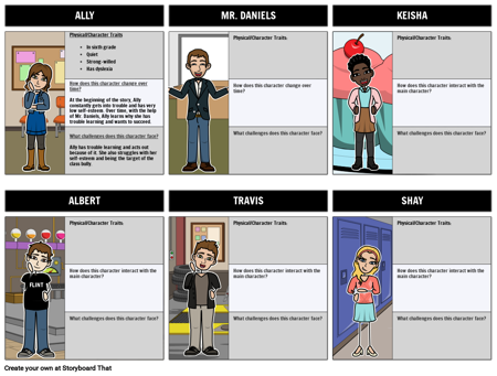 דג בעץ דמויות