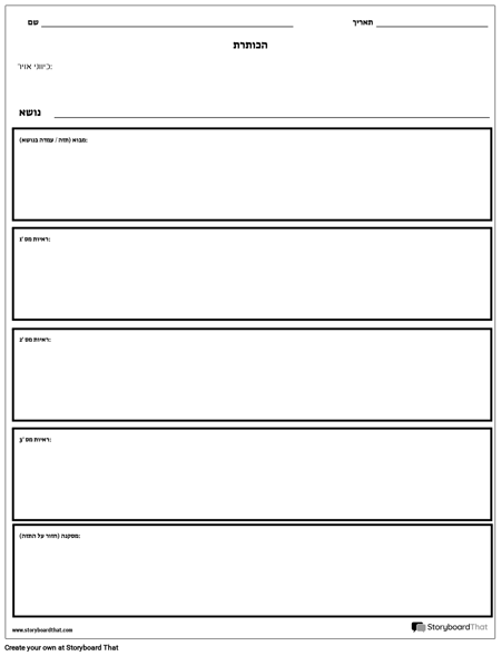 התפלגות התזה