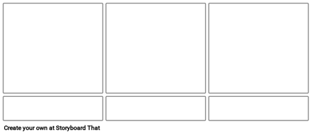 תבנית Storyboard עם תיאורים