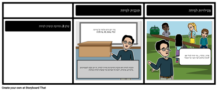 שלב 3 תוכנית למידה UBD תוכנית פעולה