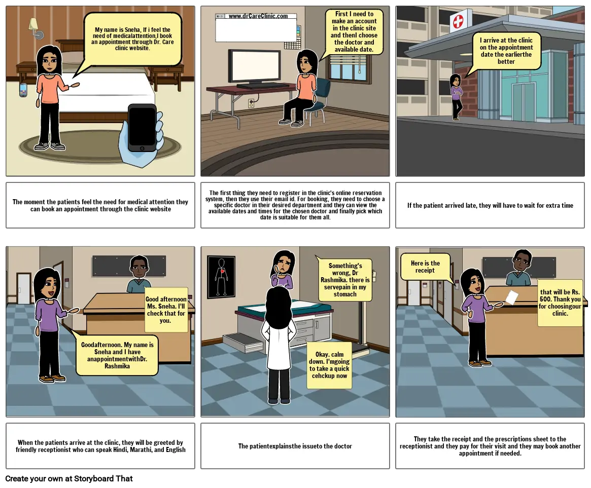 Example Storyboard HNTC