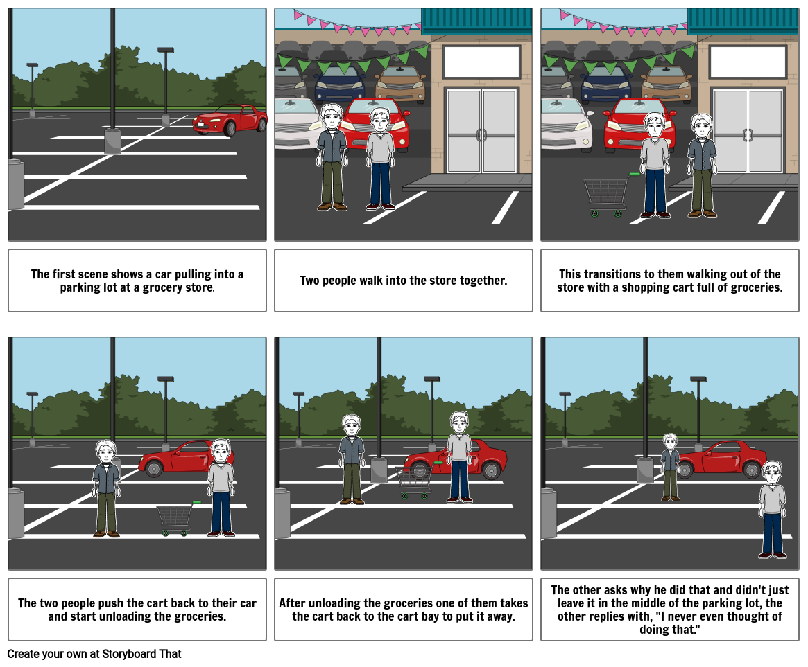 Cognitive Decision Making Storyboard