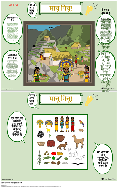 इंका डिड यू नो पोस्टर माचू पिचू आंसर