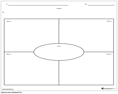 चरित्र विश्लेषण टेम्पलेट - लैंडस्केप