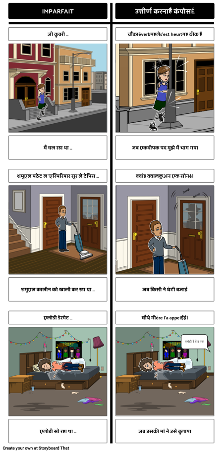 फ्रांसीसी इंपारफाइट / पासए कम्पोज़