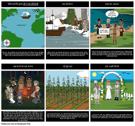 तीन युवा तीर्थयात्री प्लॉट सारांश