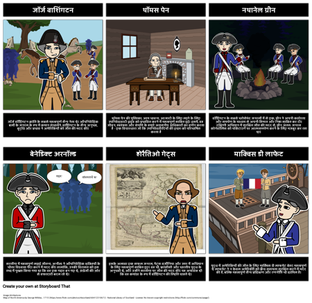 अमेरिकी क्रांति के महत्वपूर्ण लोग