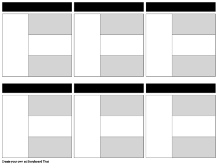 चरित्र मानचित्र टेम्पलेट ब्लैंक
