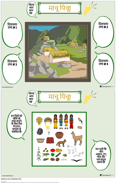 इंका डिड यू नो पोस्टर माचू पिचू