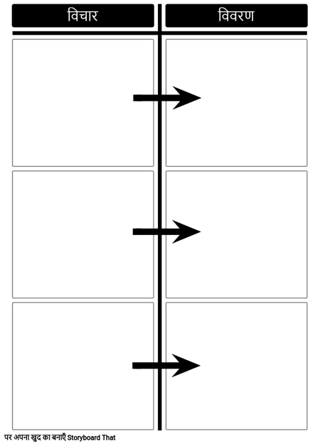 आइडिया / डिटेल चार्ट टेम्प्लेट