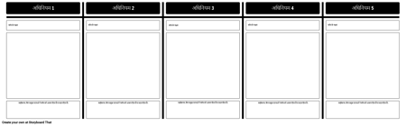 चरित्र विकास टेम्पलेट - प्ले