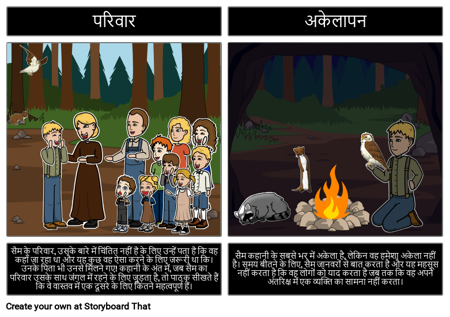 माई साइड ऑफ़ द माउंटेन थीम्स