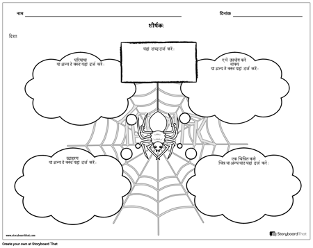 शब्दावली - मज़ा स्पाइडर थीम