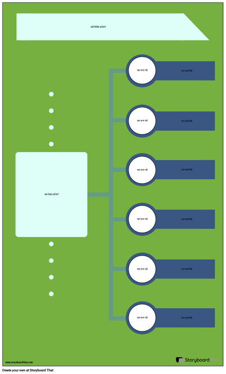 खाली समयरेखा इन्फोग्राफिक