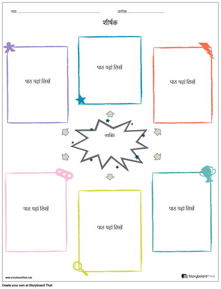 जीवनी ग्राफिक आयोजक चित्र