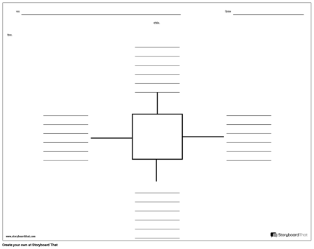 स्पाइडर मैप विद लाइन्स - 4