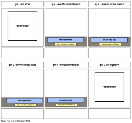 ब्रांड प्रबलक - टेम्पलेट