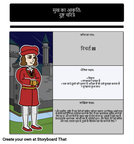 द ट्रेजेडी ऑफ़ द रिचर्ड III: रिचर्ड III