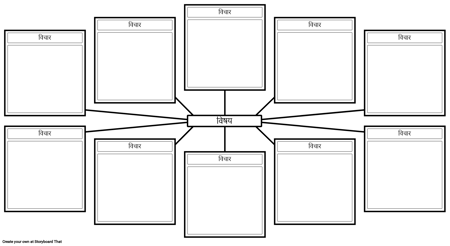बुद्धिशीलता टेम्पलेट - 10 सेल