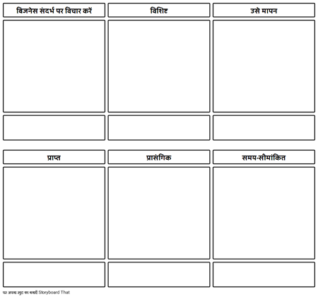 स्मार्ट लक्ष्य टेम्पलेट