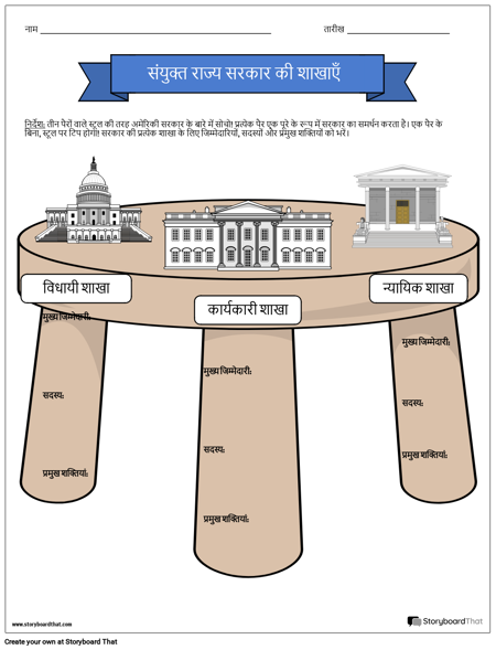 अमेरिकी सरकार की शाखाएँ