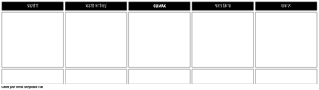 प्लॉट आरेख टेम्पलेट - 5 सेल