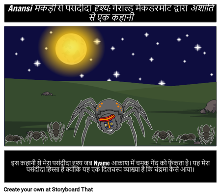 अनांसी: पसंदीदा दृश्य