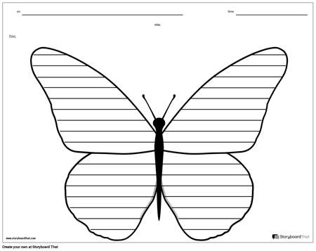 रचनात्मक लेखन - तितली