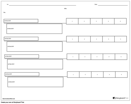 स्कोर के साथ रूब्रिक