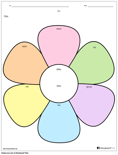 फूल कहानी नक्शा रंग