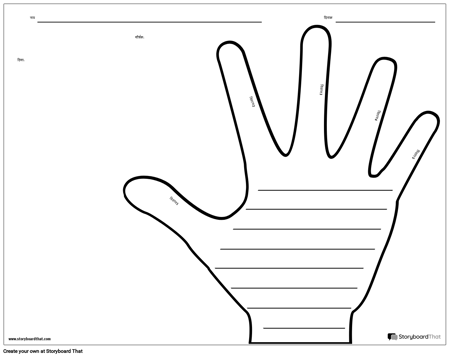 रचनात्मक लेखन - हाथ