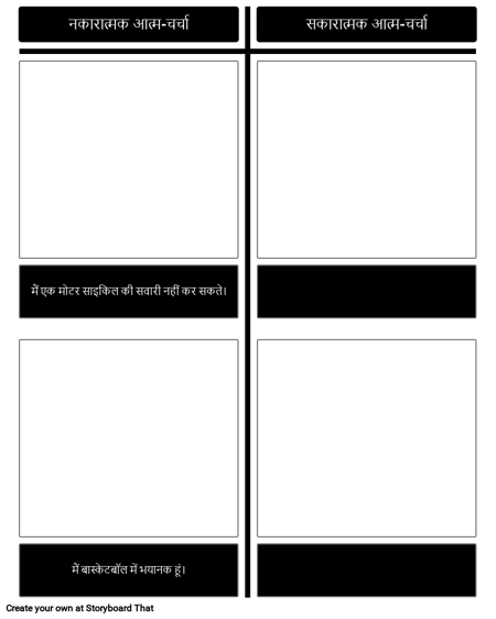 सेल्फ टॉक टेम्प्लेट