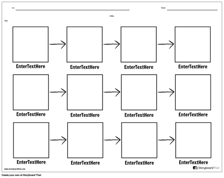 सरल प्रवाह चार्ट - 3 पंक्तियाँ
