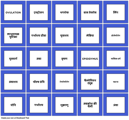 प्रजनन बिंगो शर्तें