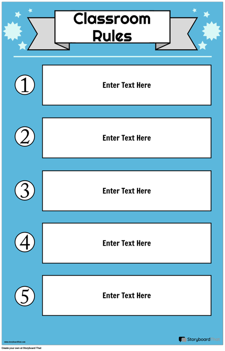 कक्षा नियम पोस्टर 1
