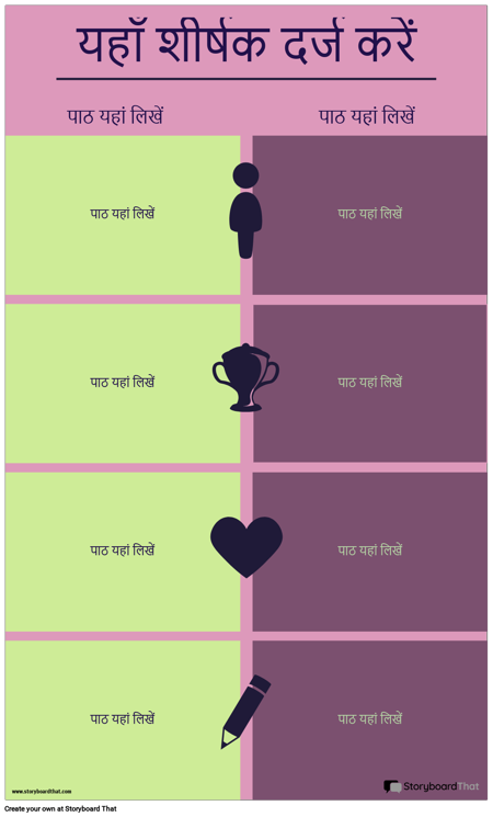 तुलनात्मक टेम्पलेट