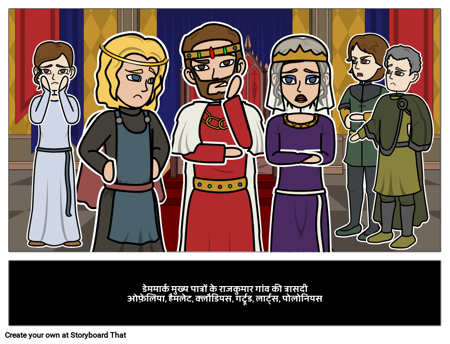 हेमलेट मुख्य वर्ण