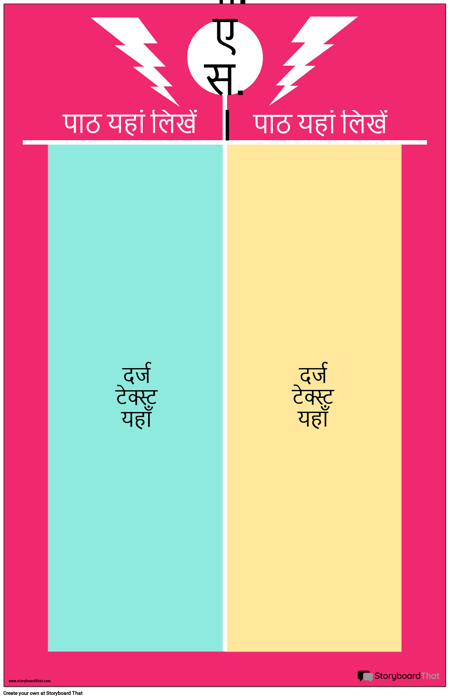 वीएस एंकर चार्ट