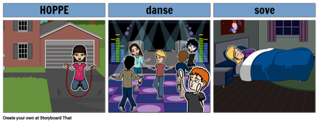 क्रिया उदाहरण