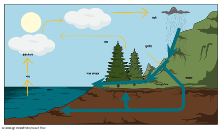 जल चक्र आरेख