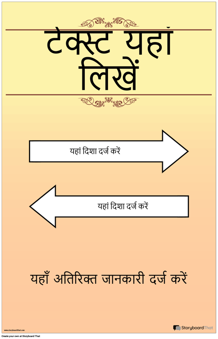 दिशा पोस्टर