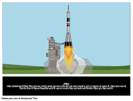 रॉकेट उड़ान