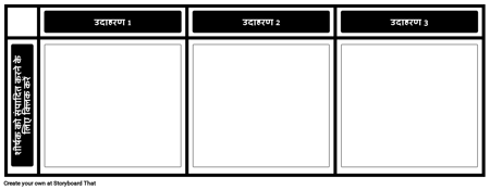 3 उदाहरण चार्ट